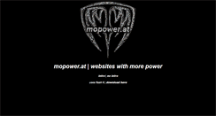 Desktop Screenshot of mopower.at